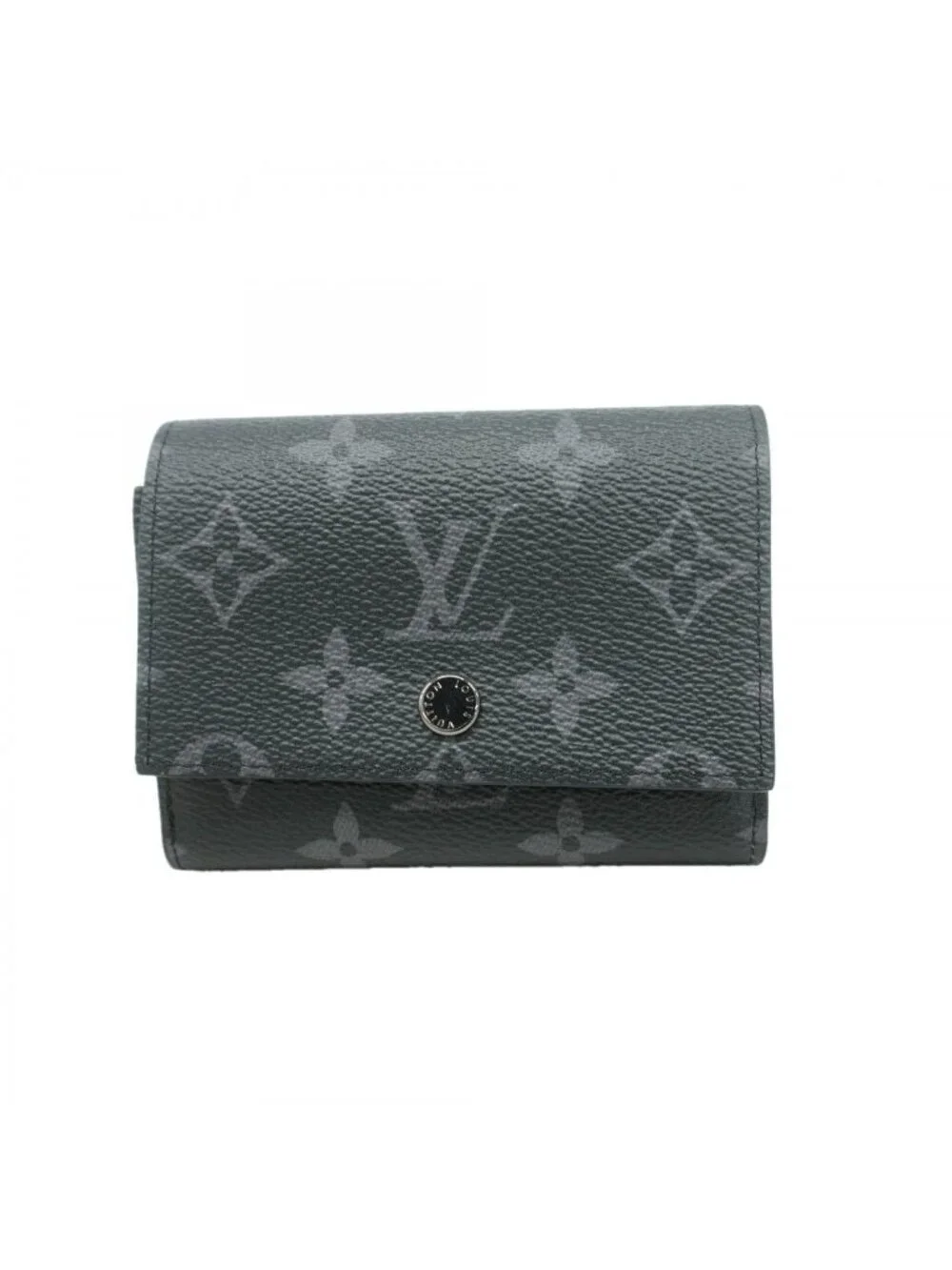 Louis Vuitton Trifold Wallet Monogram Eclipse Victor Black